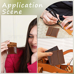 2 шт. 2-х цветные прямоугольные мешочки для колец из искусственной кожи&nbsp;ABAG-CL0001-20