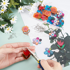 Наборы для изготовления сережек с подвесками своими руками&nbsp;DIY-FH0002-80