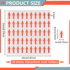 Самодельные наклейки со стрелками&nbsp;DIY-WH0723-065