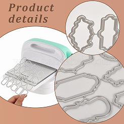 Тема рамки этикетки трафареты для резки углеродистой стали&nbsp;DIY-WH20007-66