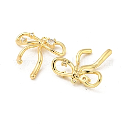 Латунные микропаве прозрачные подвески с фианитом&nbsp;KK-H460-55G