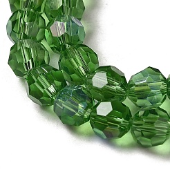 Гальванизируйте прозрачное стекло бисер нитей&nbsp;EGLA-A035-T6mm-L11