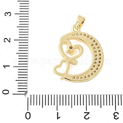 Латунные микро проложить кубического циркония подвески&nbsp;KK-D357-09A-G