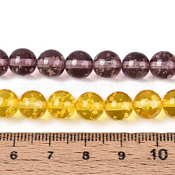 Светящиеся нити бус лэмпворк ручной работы&nbsp;LAMP-N036-12A-01