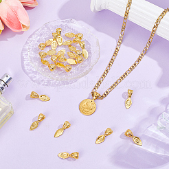 20 шт. латунные зажимные скобы для покрытия стойки&nbsp;KK-HY0004-21G