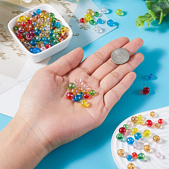 528 шт. 12 стильные гальванические прозрачные стеклянные бусины&nbsp;GLAA-TA0002-31