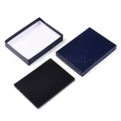 Шкатулки для драгоценностей из фактурного картона с ромбами&nbsp;CBOX-T006-01B