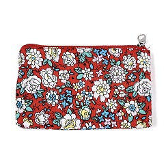 Кошельки из хлопковой ткани с цветочным узором&nbsp;AJEW-N003-07