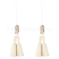 Хлопок подвесные украшения&nbsp;HJEW-WH20023-003