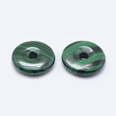 Природного малахита подвески&nbsp;G-F571-10-22mm-1