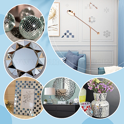 210 шт. 7 стиля стеклянной зеркальной мозаичной плитки&nbsp;DIY-OC0011-76-1