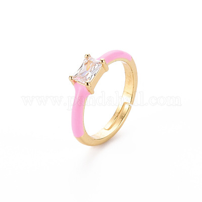 Манжеты из латуни с эмалью RJEW-T016-23G-NF-1