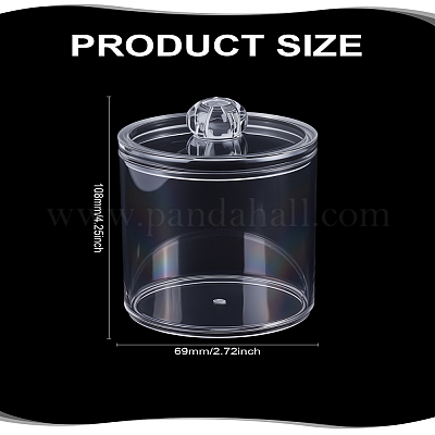 Колонка пластиковая коробка для ватных тампонов&nbsp;MRMJ-WH0075-135B-1