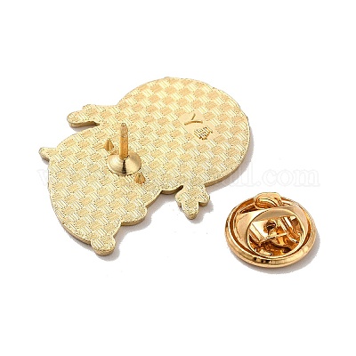 Эмалированная булавка на рождественскую тематику XMAS-R001-06G-1