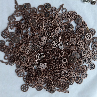 Кабошоны с открытой задней панелью из цинкового сплава PALLOY-WH0072-82R-RS-1