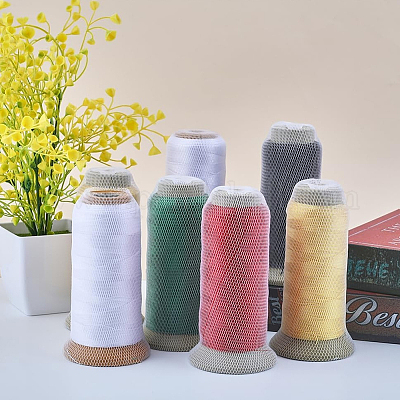 100 шт. PE защитный чехол для кистей для макияжа многоразовый расширяемый сетчатый чехол&nbsp;MRMJ-GF0001-28A-1