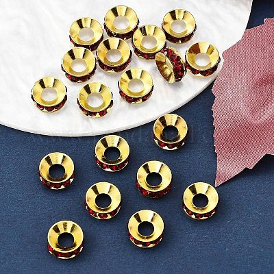 Латунные бусины разделители для поставки стразов&nbsp;LS-RB-A020-9mm-22G-1