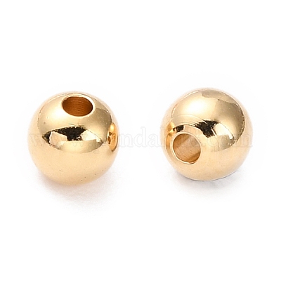 Латунные бусины&nbsp;LS-X-KK-WH0063-05G-01-1