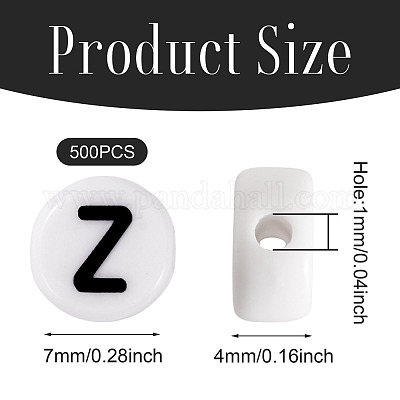 500шт акриловые бусины&nbsp;SACR-TA0001-55Z-1