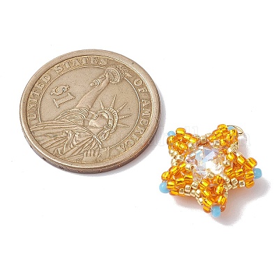 Подвески из бисера тохо&nbsp;PALLOY-MZ00177-03-1