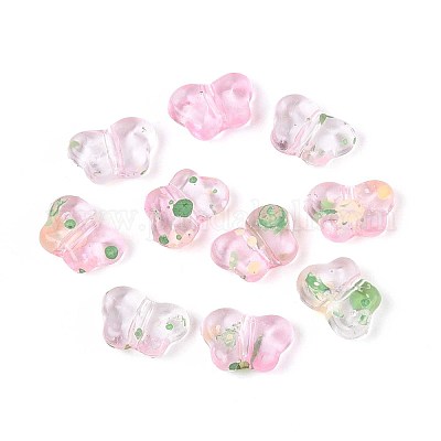 Прозрачные акриловые бусины&nbsp;OACR-N149-01G-1