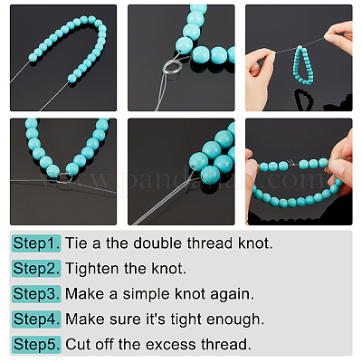 8 рулон эластичной кристаллической нити 2 цветов&nbsp;EW-AR0001-01A-1