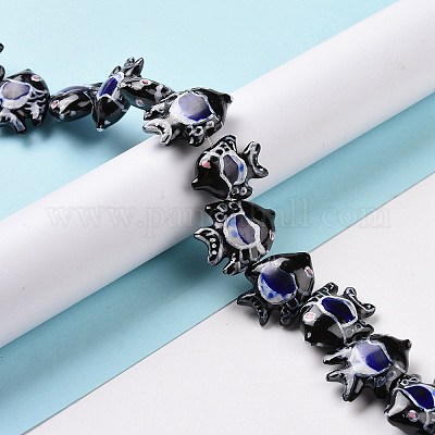 Фарфоровые бусины ручной работы&nbsp;LS-PORC-G002-54B-1