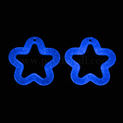 Прозрачные светящиеся акриловые подвески TACR-T007-12E-1