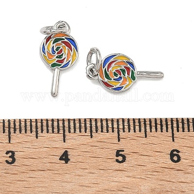 Латунь эмаль подвески&nbsp;KK-B170-19P-1