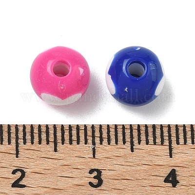 Непрозрачные акриловые бусины&nbsp;MACR-S775-8mm-M-1