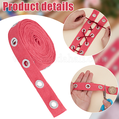 Хлопковые ленты с рисунком «елочка»&nbsp;OCOR-WR0001-55C-1