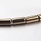Electroplate Non-magnetic Synthetic Hematite Bead Strands, Tube, Antique Bronze Plated, 8x4mm, Hole: 1~1.5mm, about 51pcs/strand, 15.7 inch