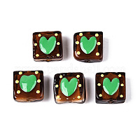 Ручной спрей окрашены бусины бисера&nbsp;LAMP-N035-02B