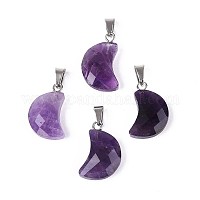 Подвески из натурального аметиста &nbsp;G-N349-02C-P