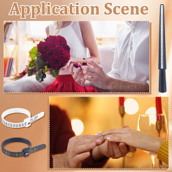 1шт пластиковый калибровочный держатель кольца с 4шт 2-цветный пластиковый калибровочный держатель кольца TOOL-UN0001-52