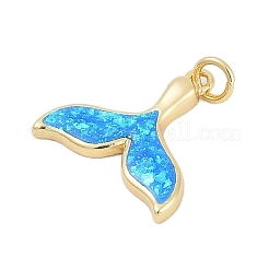 Латунные подвески в виде китового хвоста&nbsp;X-KK-I723-36G