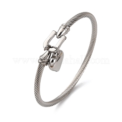 Браслеты с подвесками из нержавеющей стали 304&nbsp;LS-BJEW-K280-03P