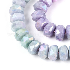 Антикоррозийные гальванические стеклянные бусины&nbsp;GLAA-T025-8mm-11E