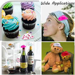 40 шт. 10 стиля пластиковая мини-шляпа ковбоя в стиле вестерн&nbsp;DOLL-CP0001-04