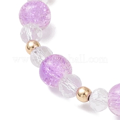 Браслеты с подвесками в виде бабочек из акрилового сплава&nbsp;BJEW-JB12761