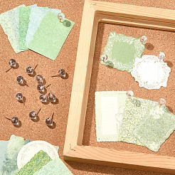 Круглые пластиковые кнопки&nbsp;AJEW-WH20070-074C