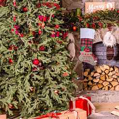 2шт 2 стиля рождественских носков подарочные пакеты HJEW-SZ0001-08