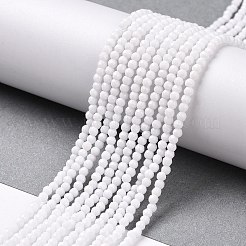 Стеклянные бусины из имитации нефрита&nbsp;GLAA-H021-02-08