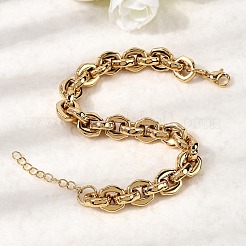 Браслеты-цепочки из нержавеющей стали 304 для женщин&nbsp;BJEW-P388-01G