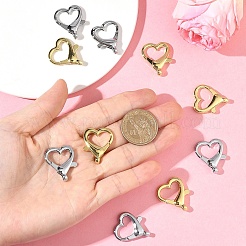 10 шт. 2 цвета сплава застежки-клешни омара&nbsp;FIND-YW0009-35