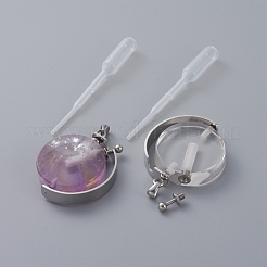 Вращающиеся подвески для флаконов из натурального кварца&nbsp;G-M362-01P