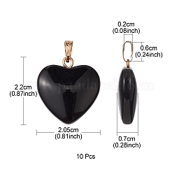 Окрашенного распылением стеклянные подвески&nbsp;GLAA-YW0001-99