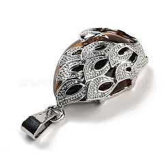 Подвески-капли из натурального тигрового глаза&nbsp;G-G112-03P-02