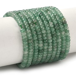 Естественный зеленый авантюрин бисер нитей&nbsp;G-K343-C02-02