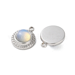 Полукруглые подвески с опалитом&nbsp;STAS-L022-399P-03